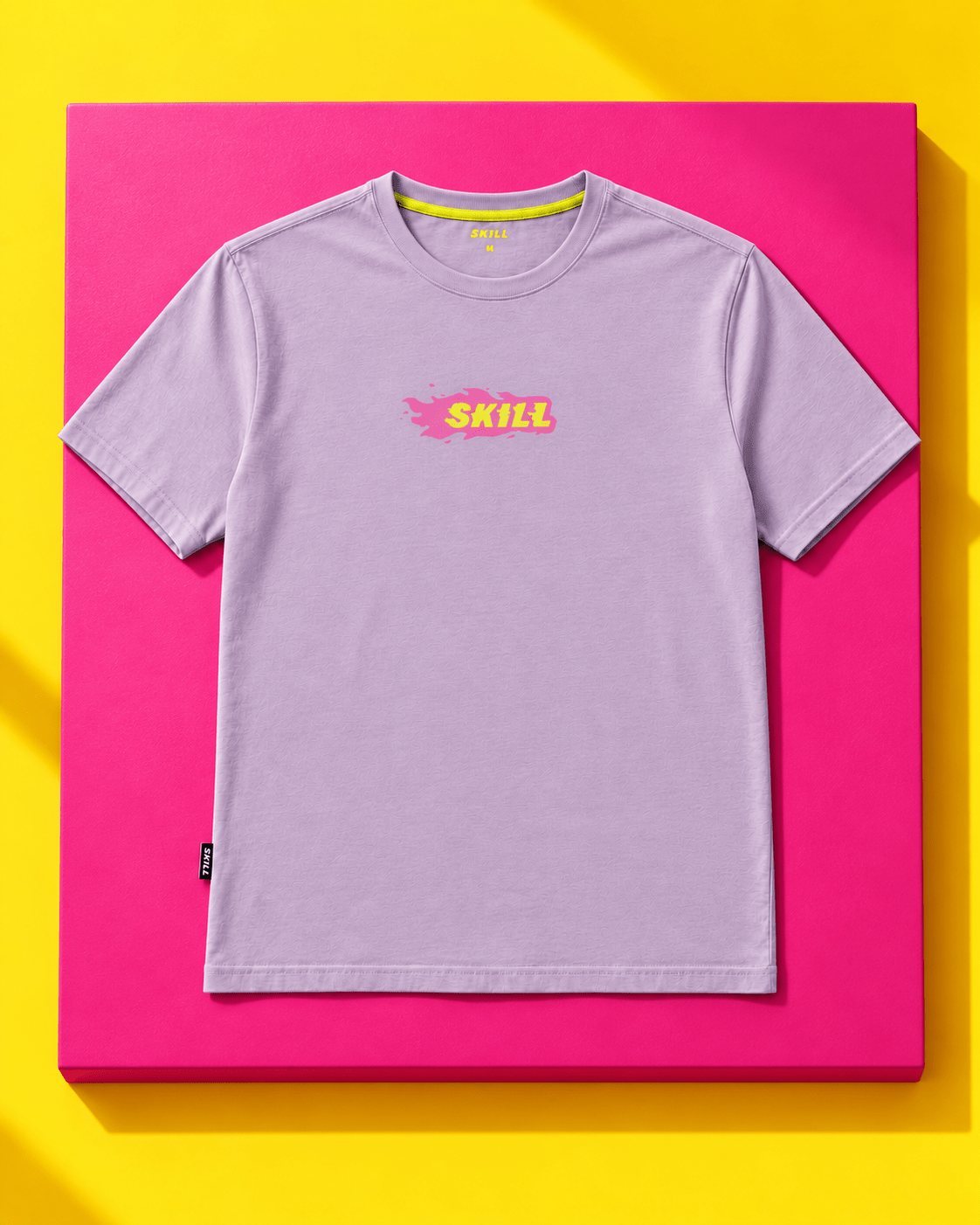 Burning SKILL T-Shirt | Lilac Haze - skill.shop