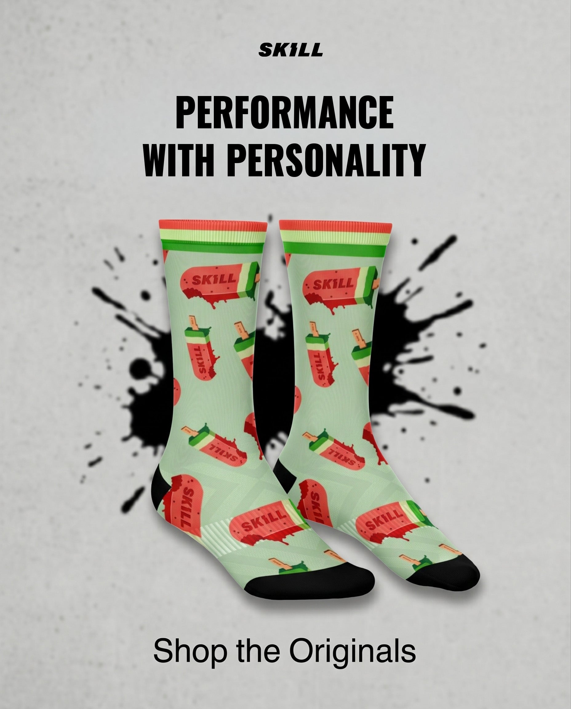 SKILL am Stiel Sport Socks | Spray