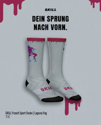 SKILL Frosch Sport Socks | Laguna Fog