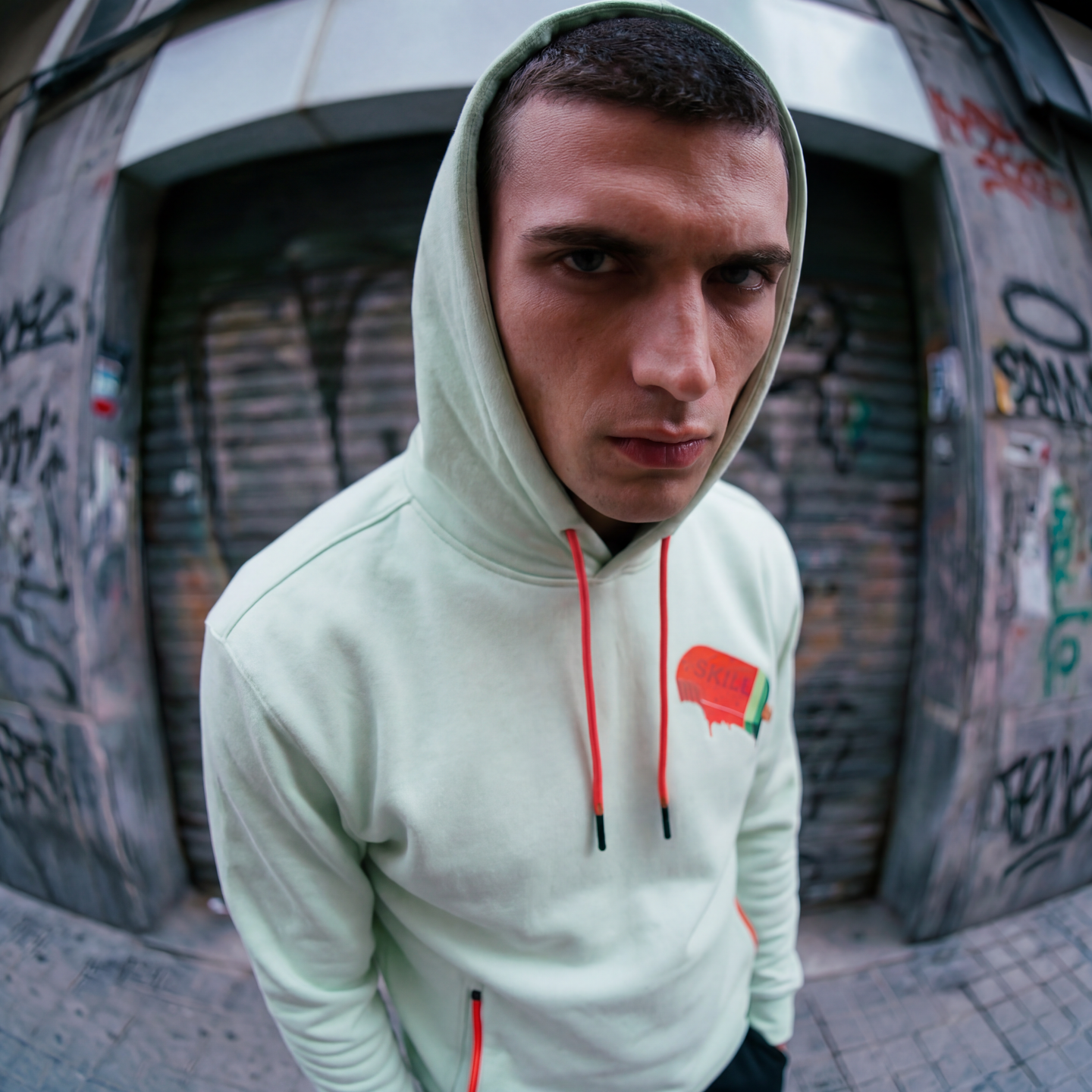 SKILL am Stiel Hoodie | Spray