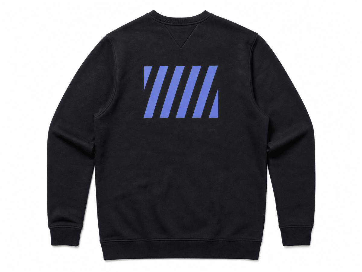 SKILL™ 187 Crewneck | Black / Lavender - skill.shop