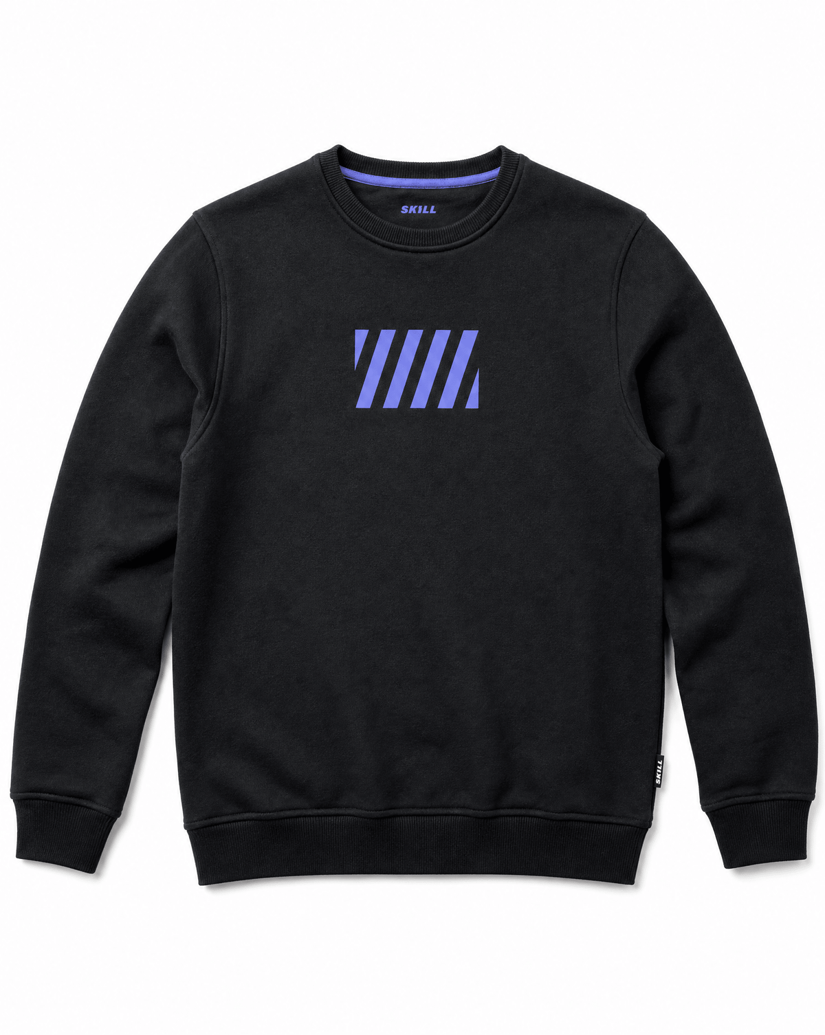 SKILL™ 187 Crewneck | Black / Lavender - skill.shop