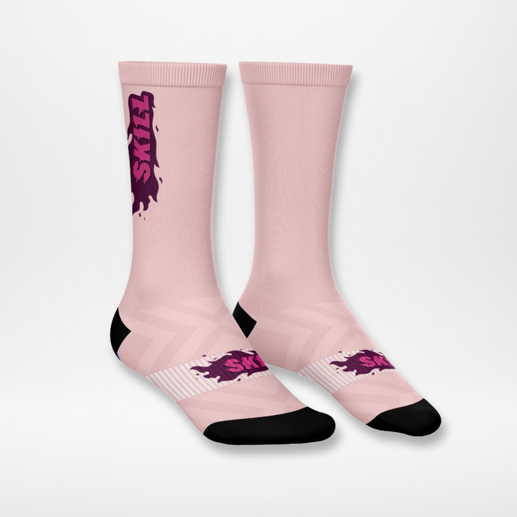 Burning SKILL Sport Socks | Pink