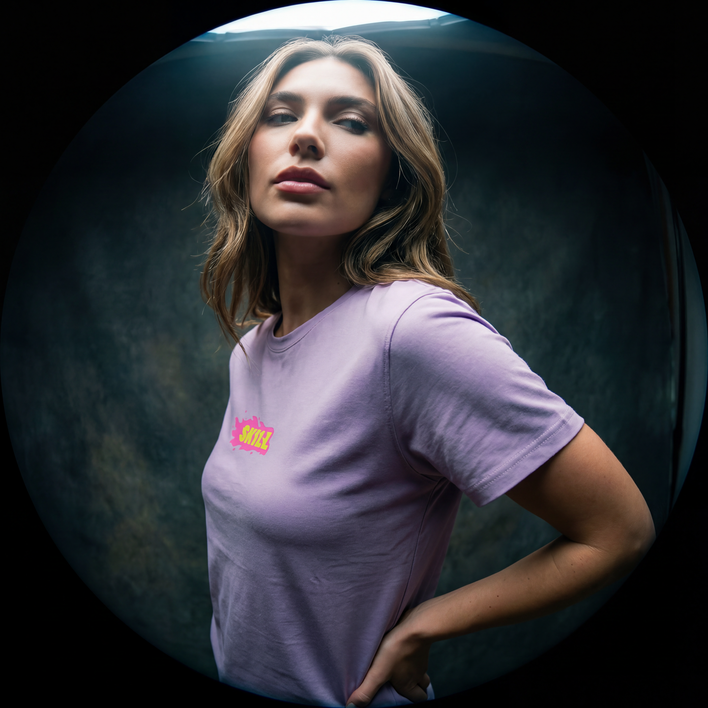 Burning SKILL T-Shirt | Lilac Haze