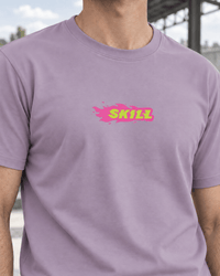 Burning SKILL T-Shirt | Lilac Haze - skill.shop