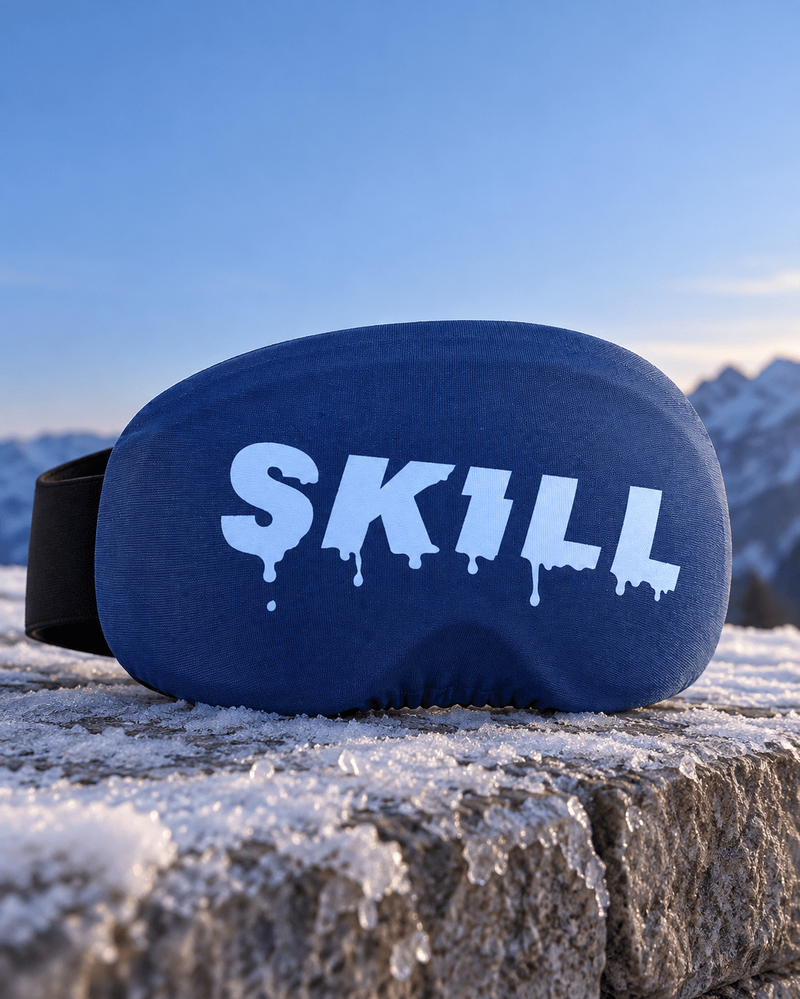 Dripping SKILL™ Goggle Sleeve | Cosmic Blue - skill.shop