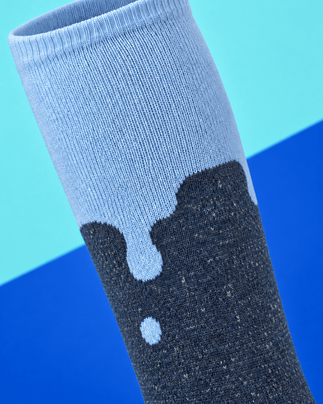 Dripping SKILL™ Ski Socks | Blau - skill.shop