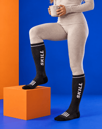 SKILL™ Ski Socks | Schwarz - skill.shop