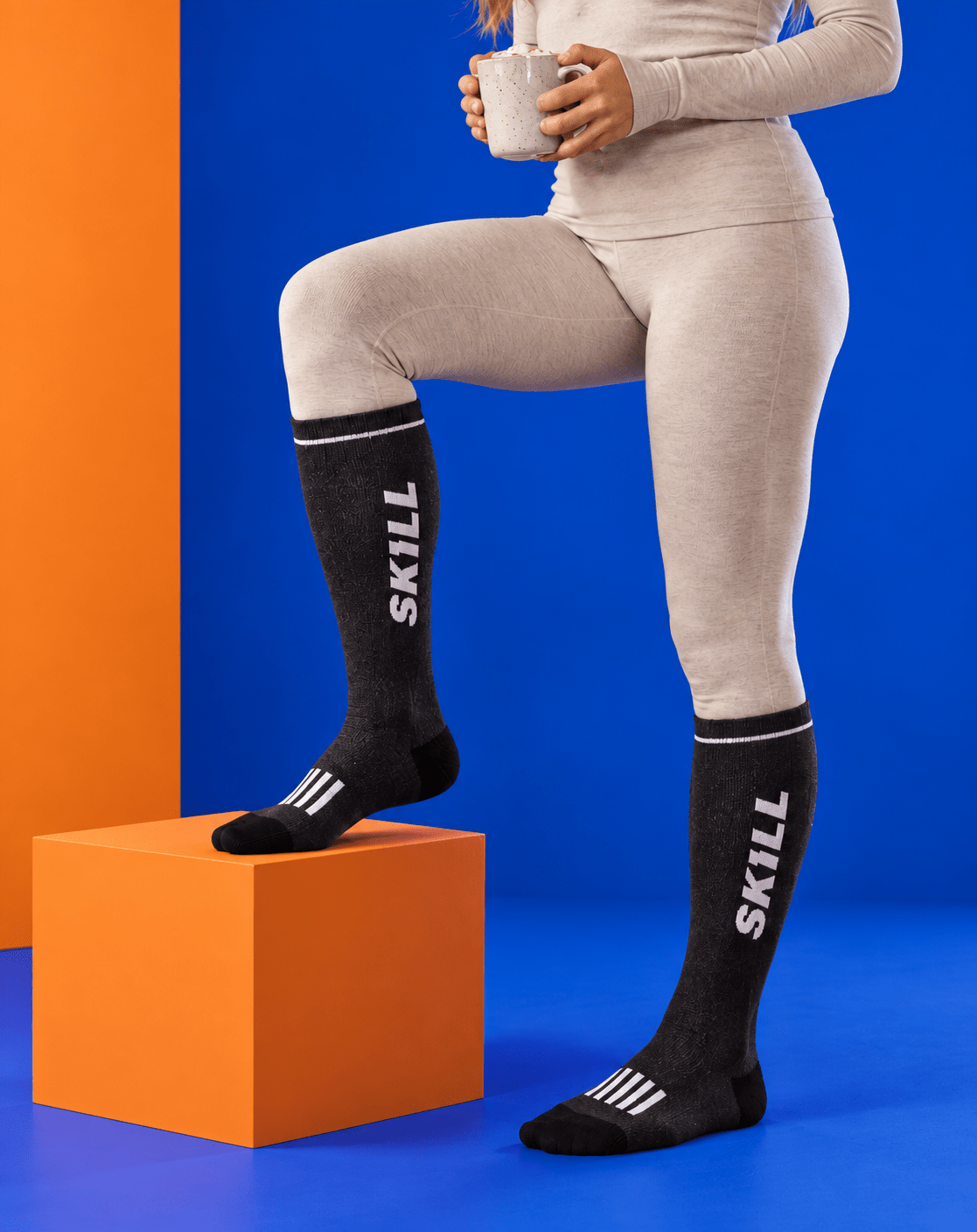 SKILL™ Ski Socks | Schwarz - skill.shop