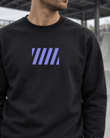 SKILL™ 187 Crewneck | Black / Lavender - skill.shop