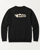 Burning Skill Crew Neck | Black Cappuccino - skill.shop