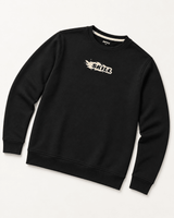 Burning Skill Crew Neck | Black Cappuccino - skill.shop