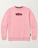 Burning SKILL Crew Neck | Coral Beam - skill.shop