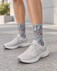SKILL Leopard Sport Socks - skill.shop