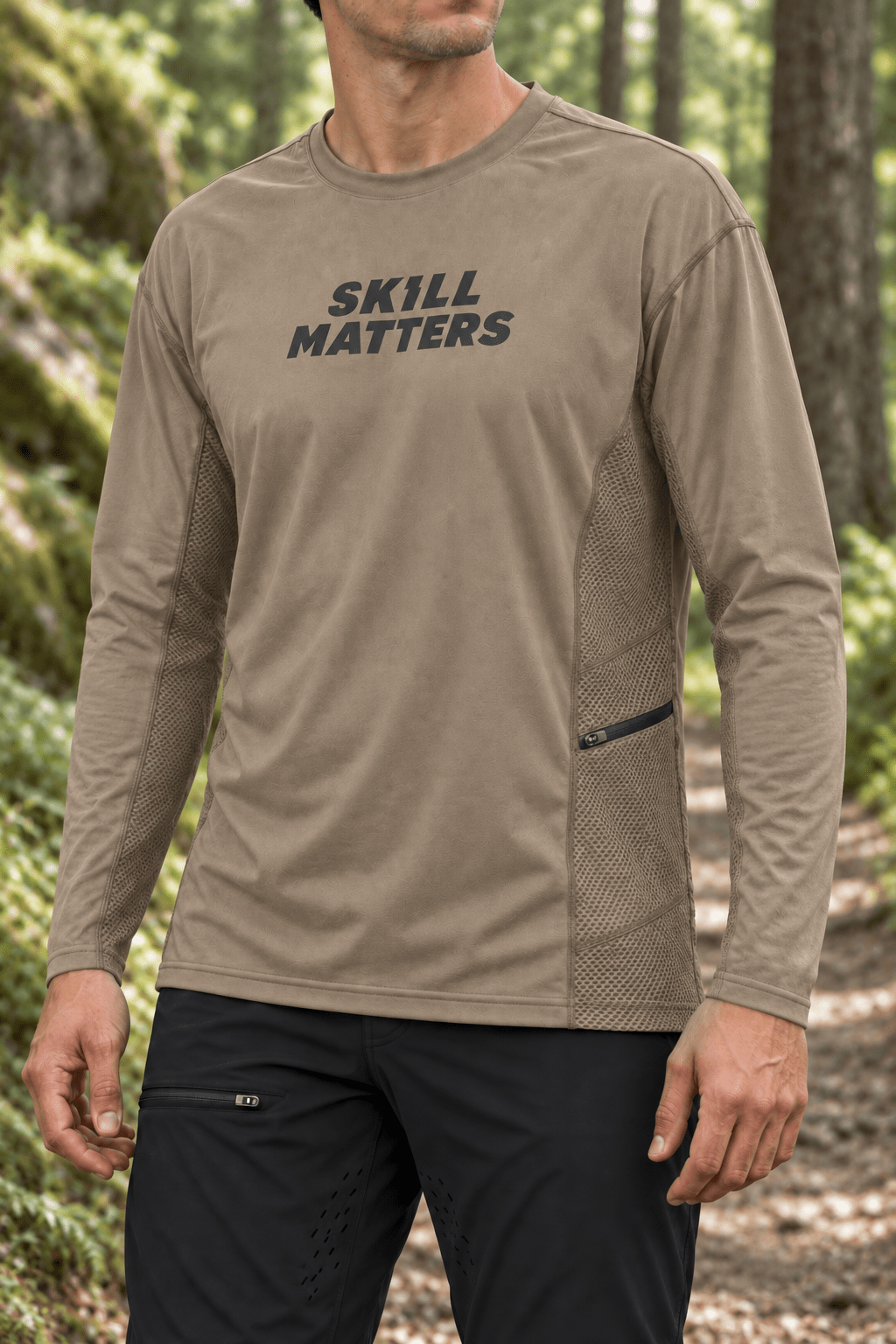 Limitiert! SKILL™ Matters Hike & Bike Trail Jersey | Dustfall - skill.shop