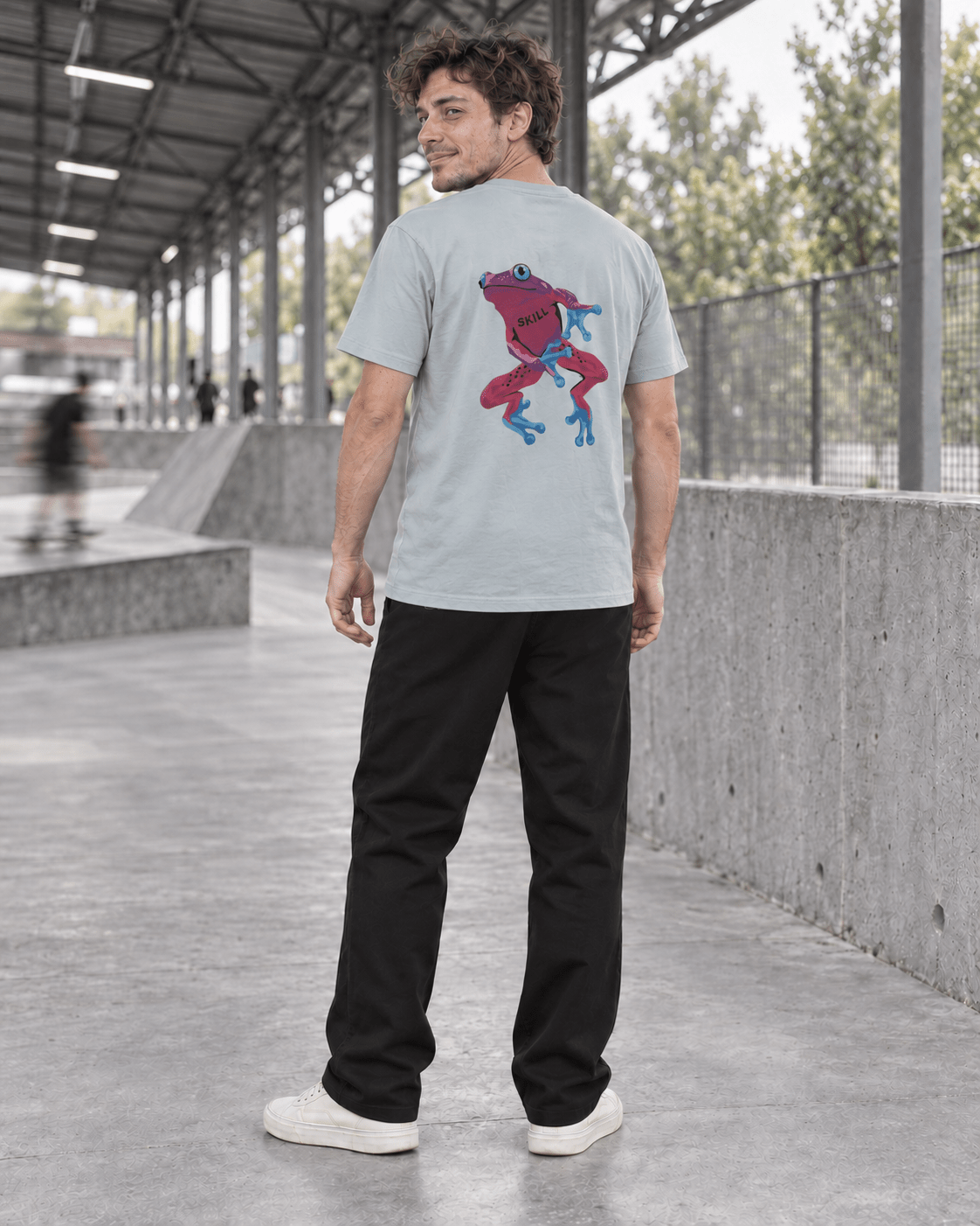 SKILL Frosch T-Shirt | Laguna Fog - skill.shop