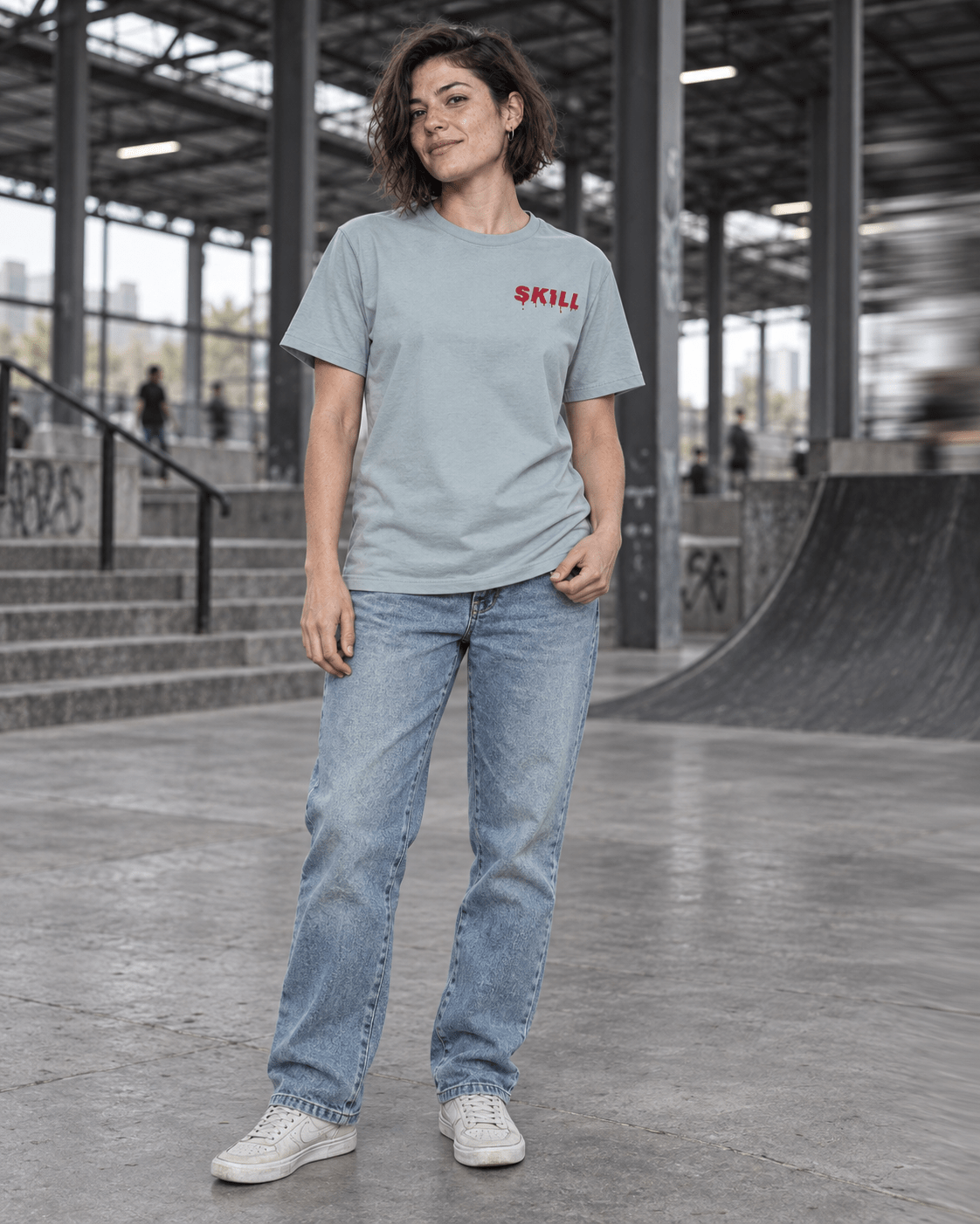 SKILL Frosch T-Shirt | Laguna Fog - skill.shop