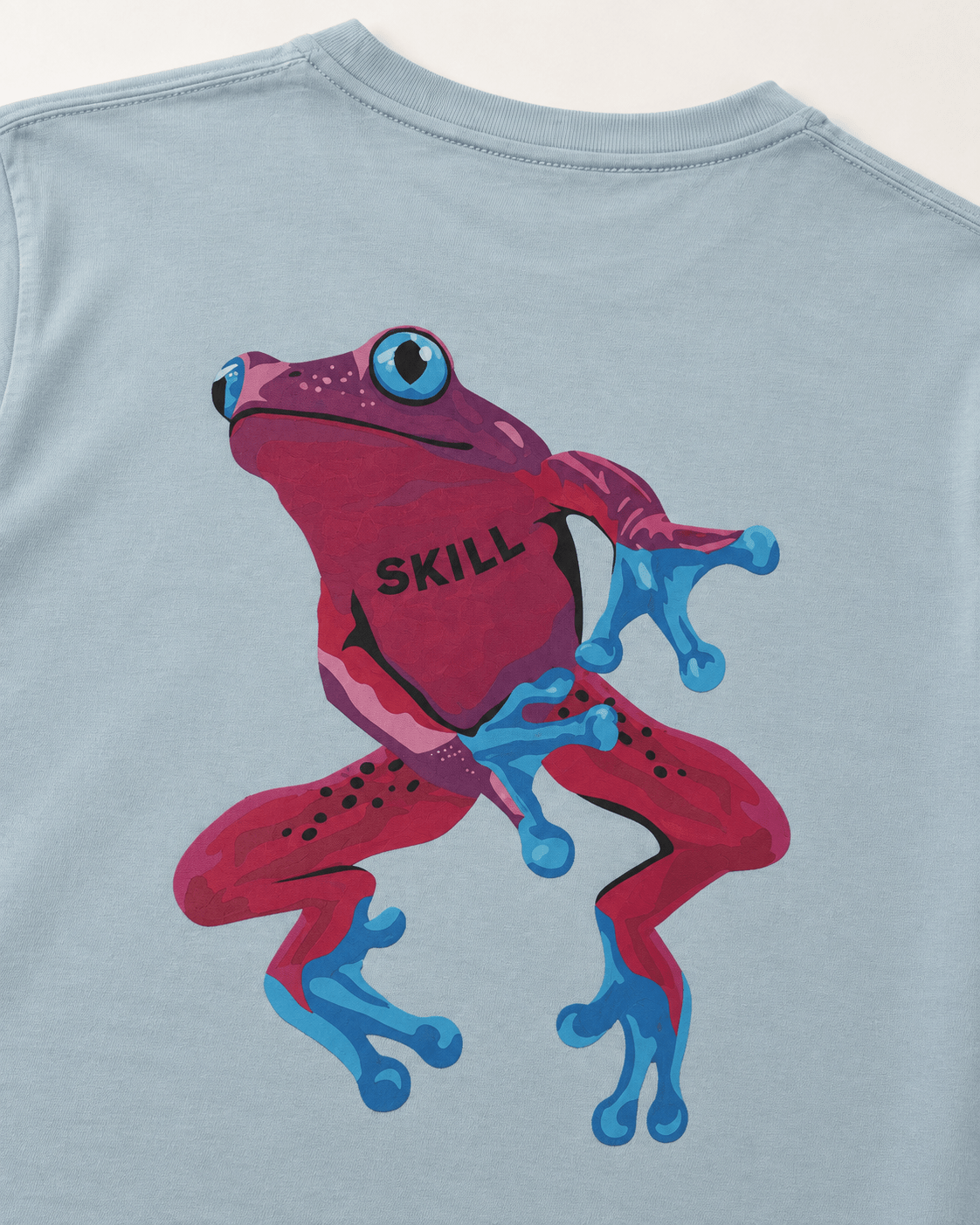 SKILL Frosch T-Shirt | Laguna Fog - skill.shop