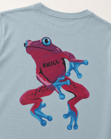 SKILL Frosch T-Shirt | Laguna Fog - skill.shop
