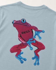 SKILL Frosch T-Shirt | Laguna Fog - skill.shop