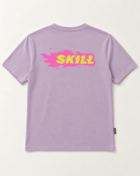 Burning SKILL T-Shirt | Lilac Haze - skill.shop