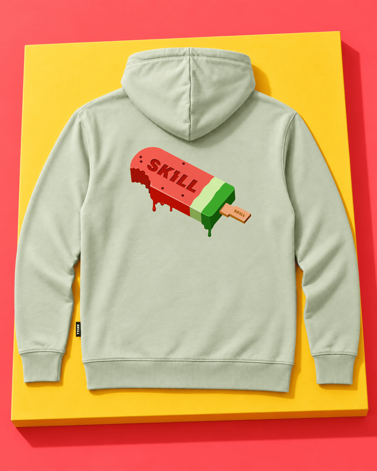 SKILL am Stiel Hoodie | Spray - skill.shop