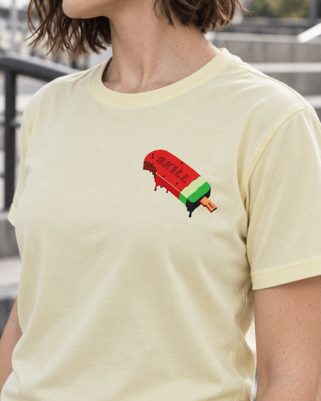 SKILL am Stiel T-Shirt | Sunburst - skill.shop