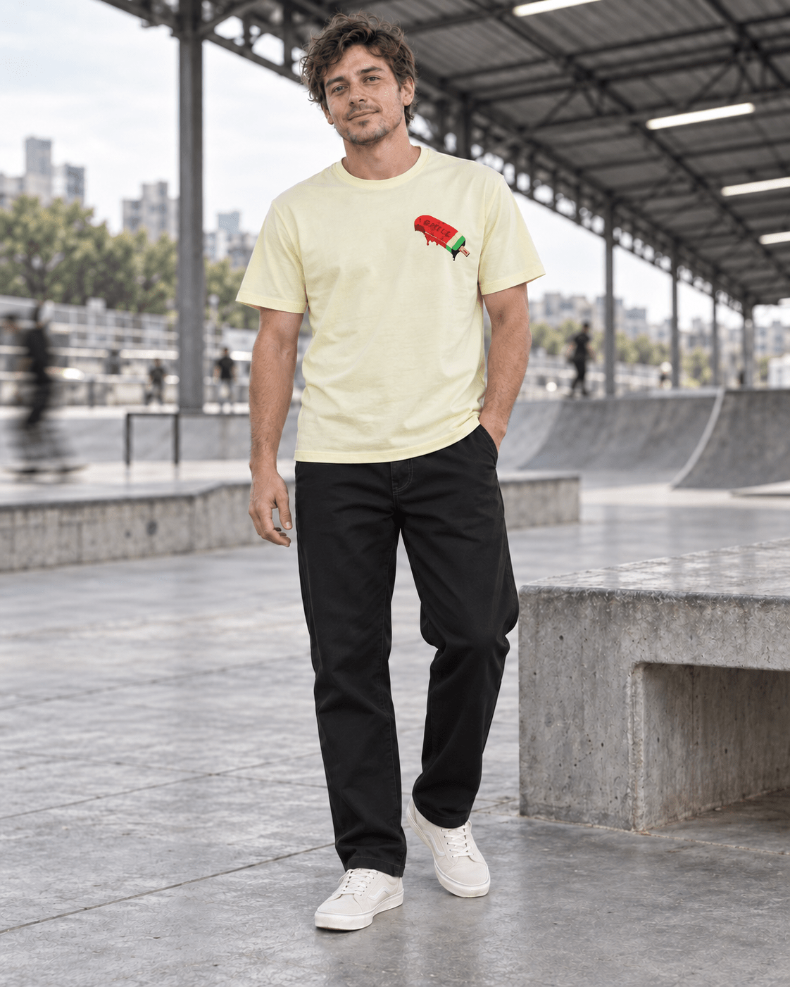 SKILL am Stiel T-Shirt | Sunburst - skill.shop