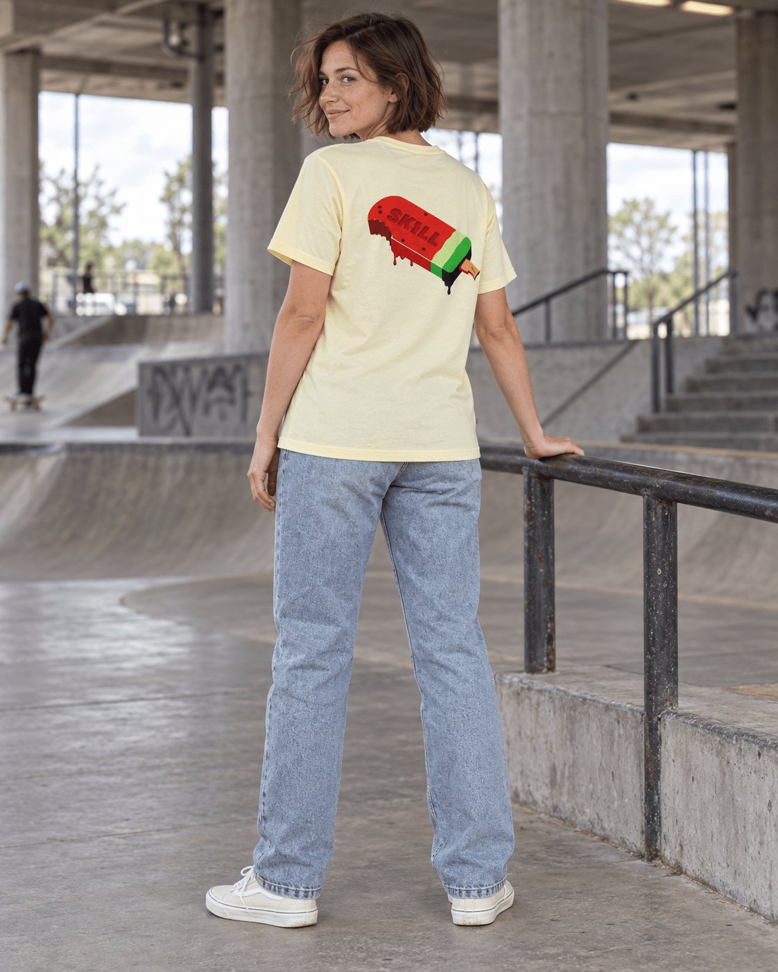 SKILL am Stiel T-Shirt | Sunburst - skill.shop