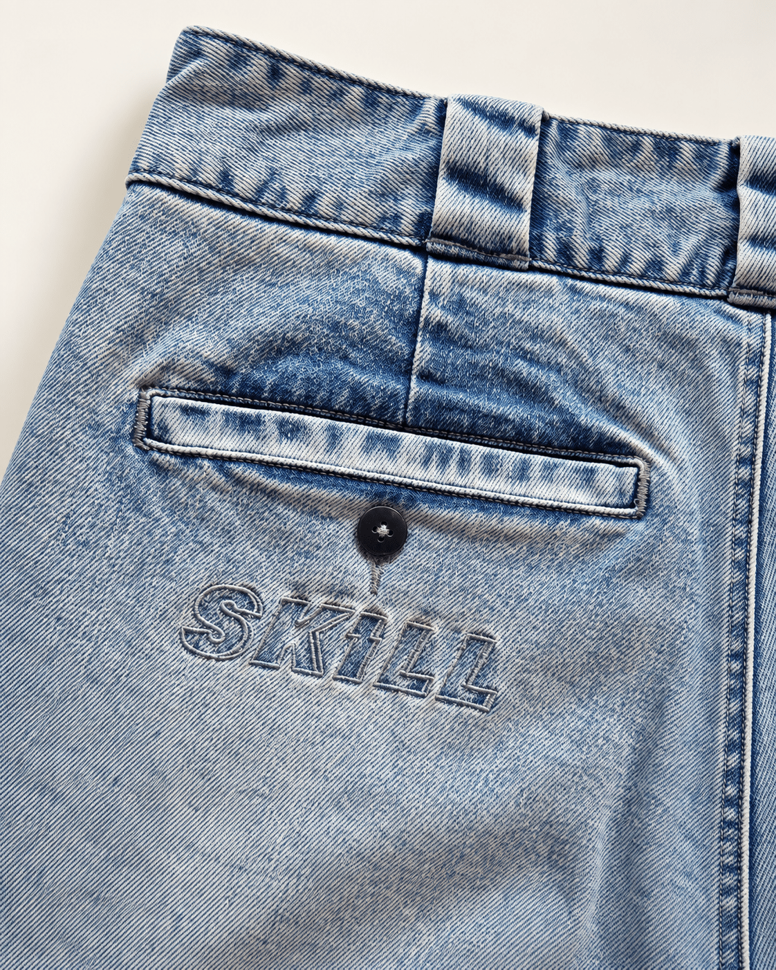 SKILL™ Riders Denim Pant | Washed Blue - skill.shop