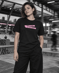 SKILL™ Scene Do Not Cross T-Shirt | Black Afterglow - skill.shop