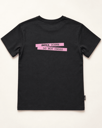 SKILL™ Scene Do Not Cross T-Shirt | Black Afterglow - skill.shop