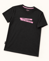 SKILL™ Scene Do Not Cross T-Shirt | Black Afterglow - skill.shop