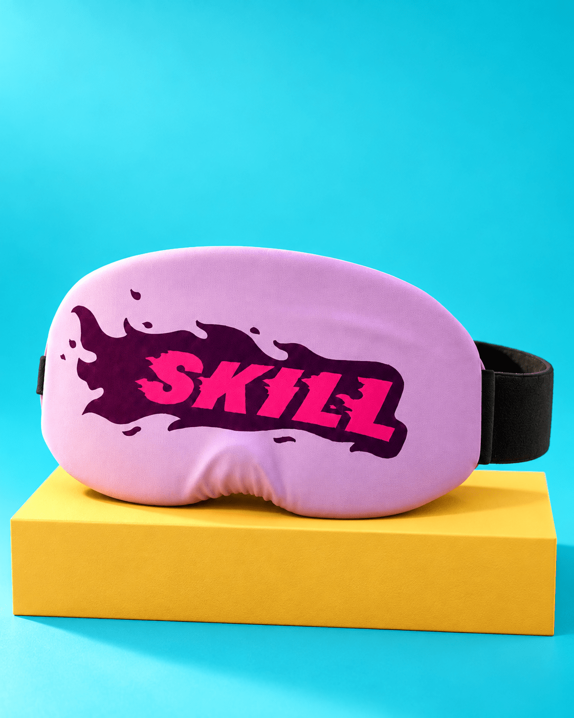 Burning SKILL™ Goggle Sleeve | Coral Beam - skill.shop