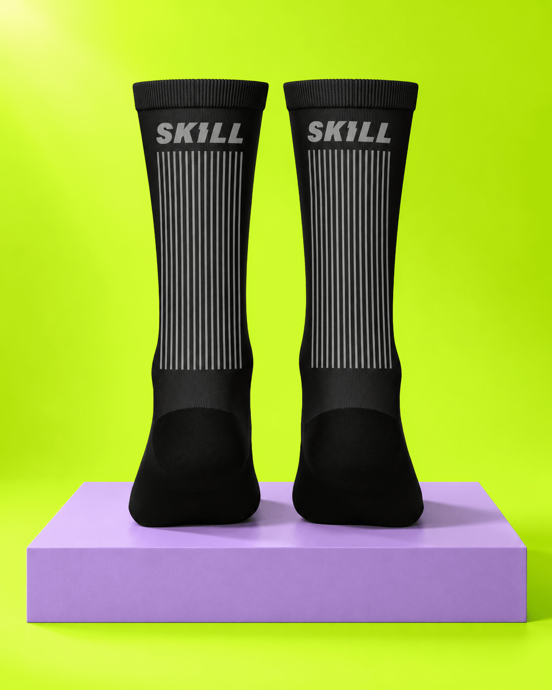 SKILL Sport Socks | Black - skill.shop