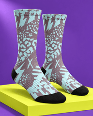 SKILL Leopard Sport Socks - skill.shop