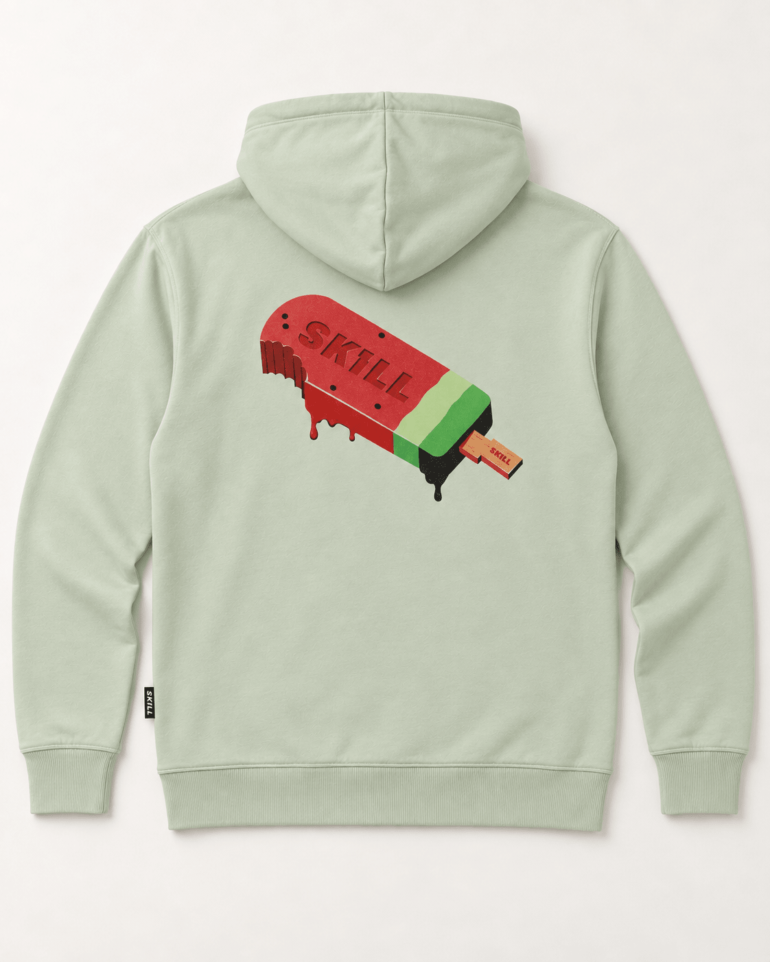 SKILL am Stiel Hoodie | Spray - skill.shop