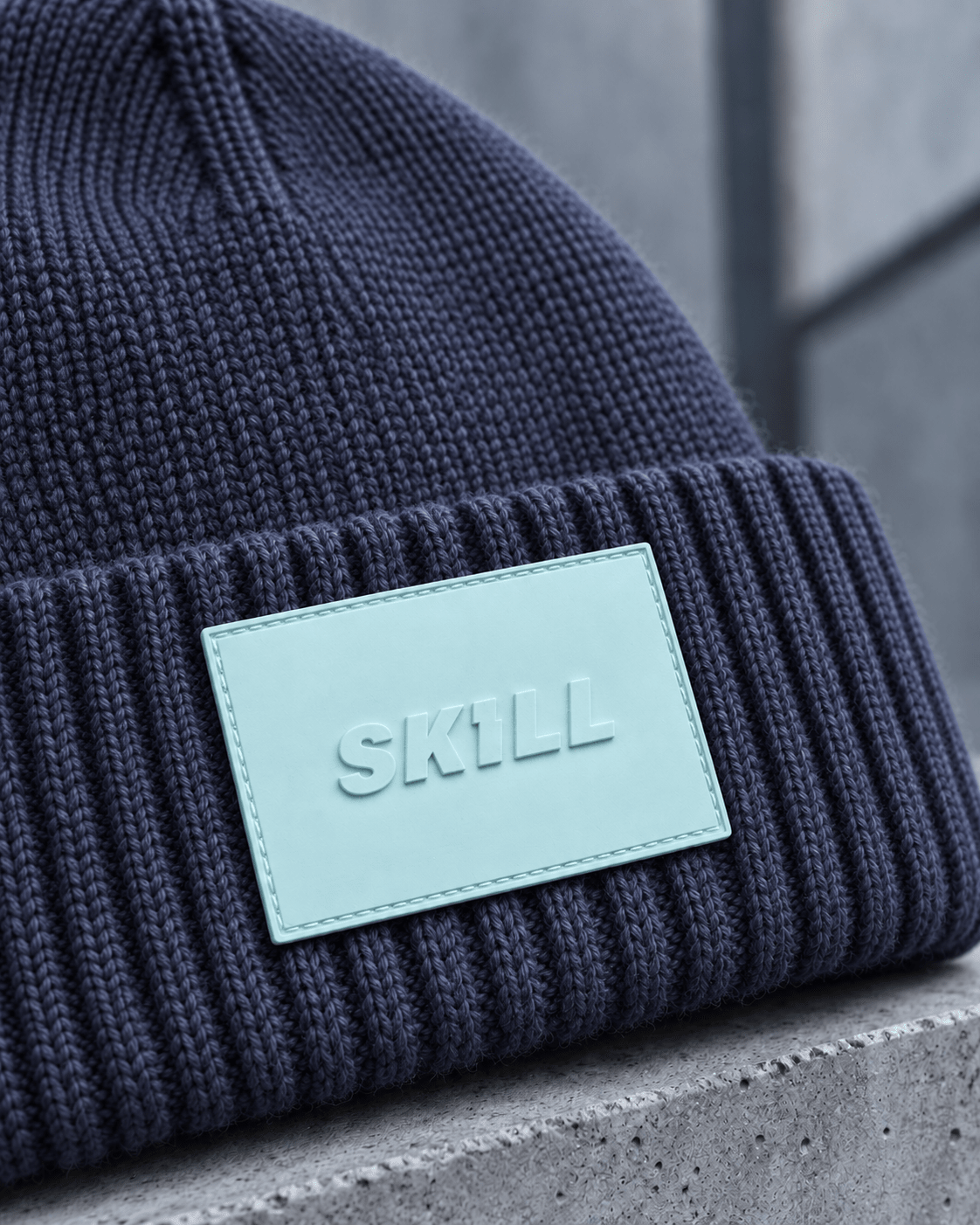 SKILL™ Winter Beanie | Dark Navy - skill.shop