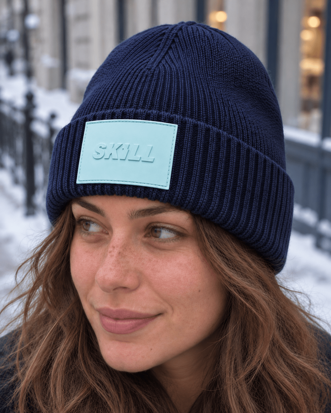 SKILL™ Winter Beanie | Dark Navy - skill.shop