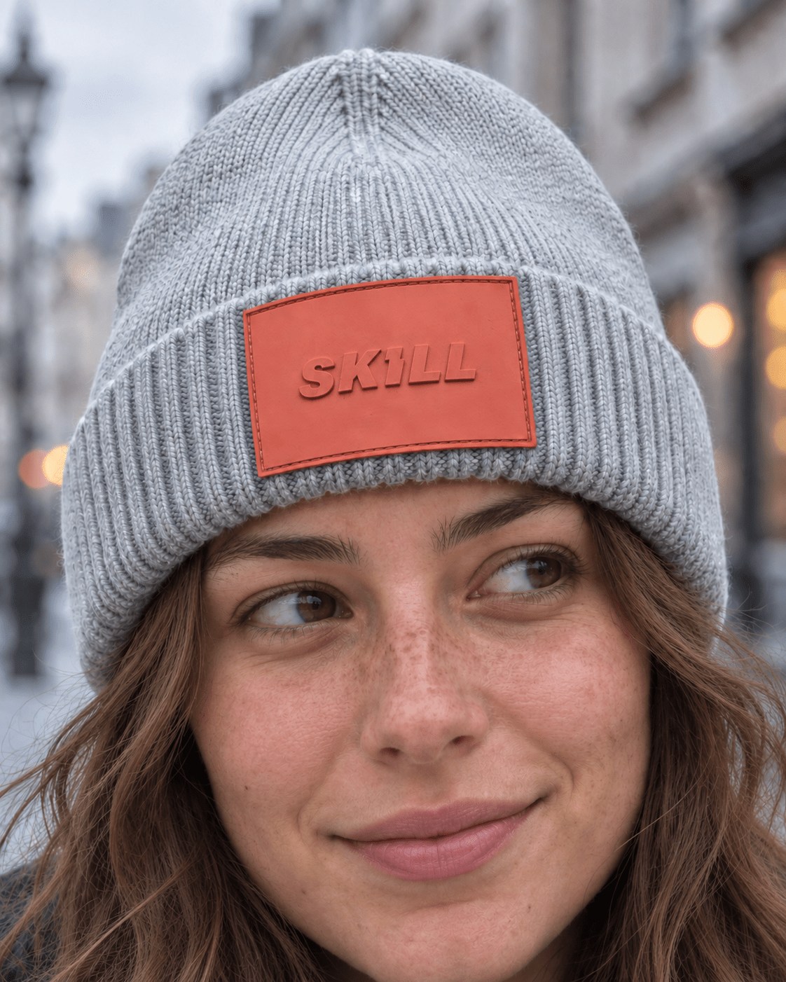 SKILL™ Winter Beanie | Grey Melange - skill.shop
