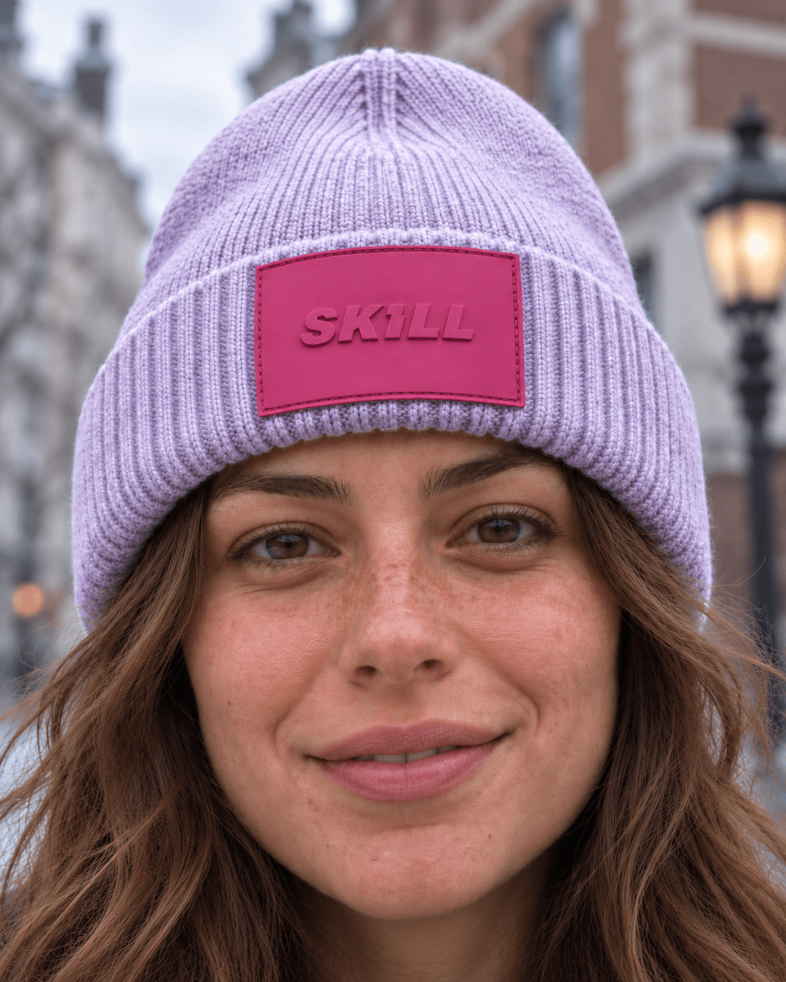 SKILL™ Winter Beanie | Light Purple - skill.shop